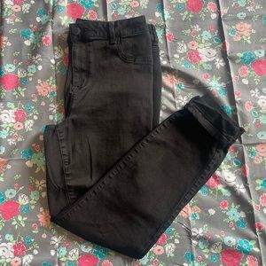 Maurices high rise black Jeggings size M